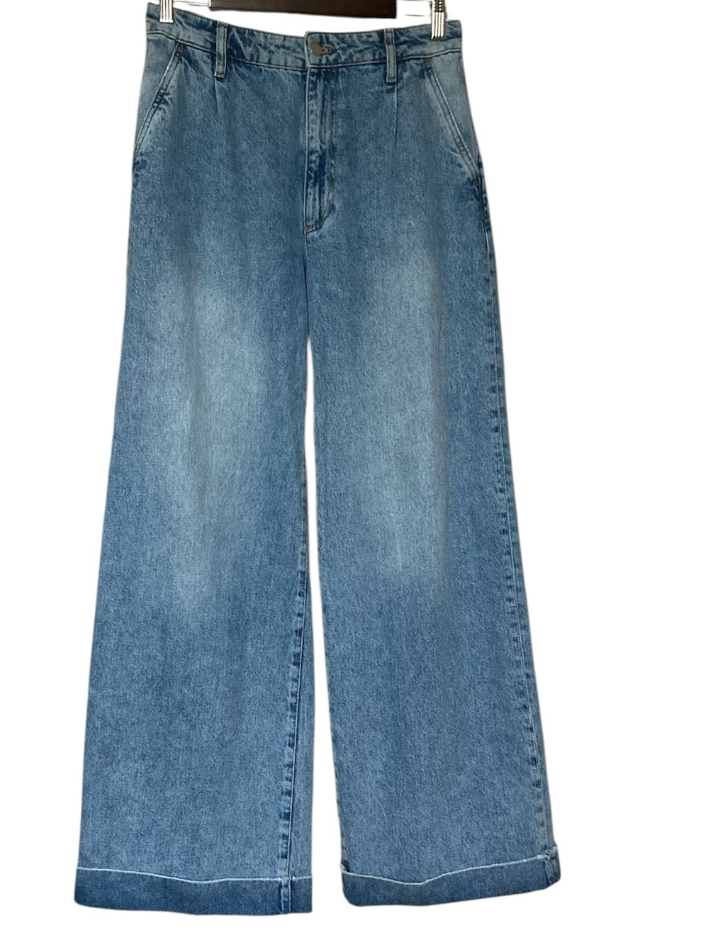 Anthropologie Pilcro High-Rise Pleated Cuff Trouser Jeans - Picture 5 of 12